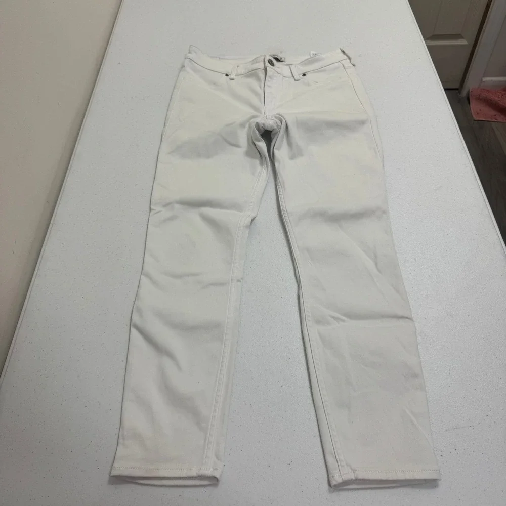 Abercrombie & Fitch The Jean Legging Mid Rise‎ White Skinny Pants 29 8S 3148